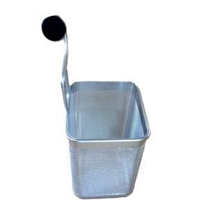 Omcan 49107 Rectangular Pasta Cooker Basket with Left Handle Accessory