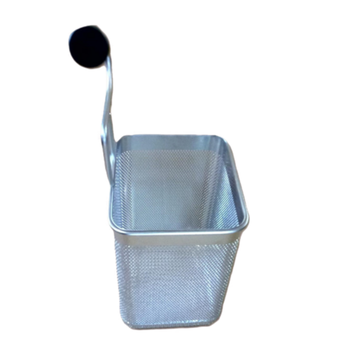 Omcan 49107 Rectangular Pasta Cooker Basket with Left Handle Accessory