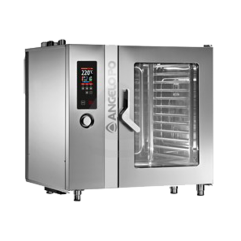 Angelo Po FX122E3 Electric Combi Oven 24 Pan Capacity On Display With Digital Control Panel
