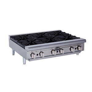 Royal RHP-12-2 12" Countertop Gas Hotplate with Two Burners
