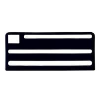 Omcan 17882 Replacement Black Insert for Knife Block Rack