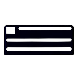Omcan 17882 Replacement Black Insert for Knife Block Rack