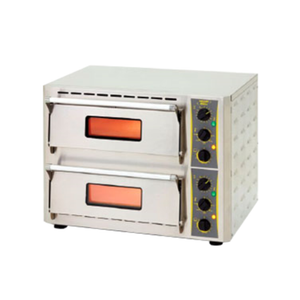 Equipex PZ-430D Countertop Electric Pizza Oven, Two 16-Inch Pizza Capacity