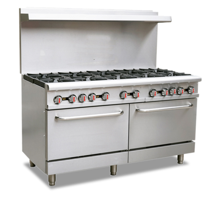 OMCAN 46127 60"W Commercial Liquid Propane Range 10 Burners