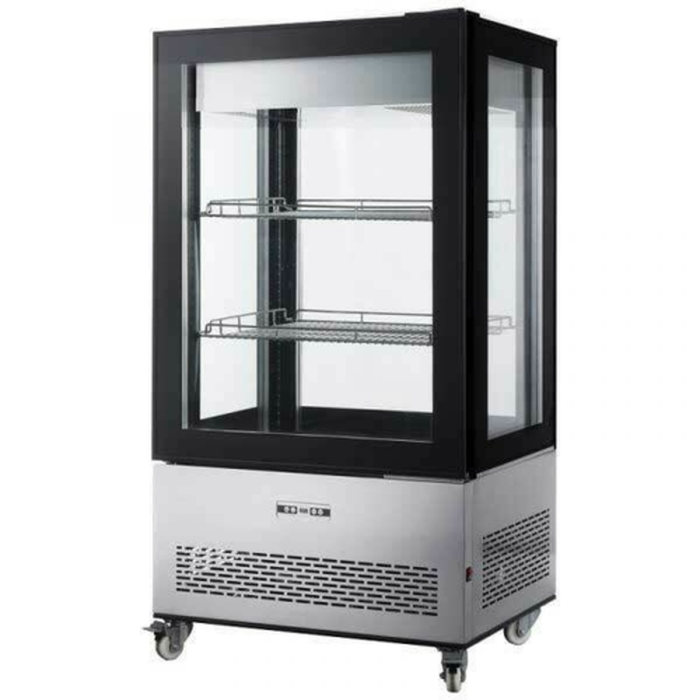Omcan RS-CN-0350 Vitrine Réfrigérée en Verre de 33,46" de Large, 12,36 pi³