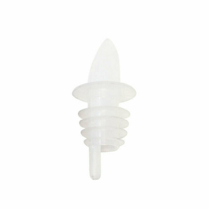 Omcan 80852 Free-Flow Liquor Pourer Spouts, Clear, 12 Pack