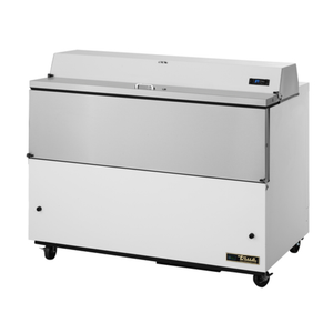 True TMC-58-SS-HC 58" 16 Crate Capacity Mobile Milk Cooler