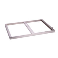 Antunes 002K853 4-Inch Pan Capacity Stainless Steel Adapter Frame