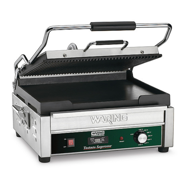 Waring WDG250T 14.5" x 11" Dual Surface Electric Panini Grill