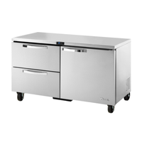 Réfrigérateur commercial encastrable True TUC-60D-2-HC~SPEC3 de 153,3 cm de large