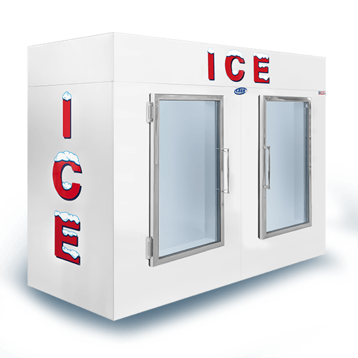 Leer L100UAGP 94-Inch Indoor Ice Merchandiser Auto Defrost