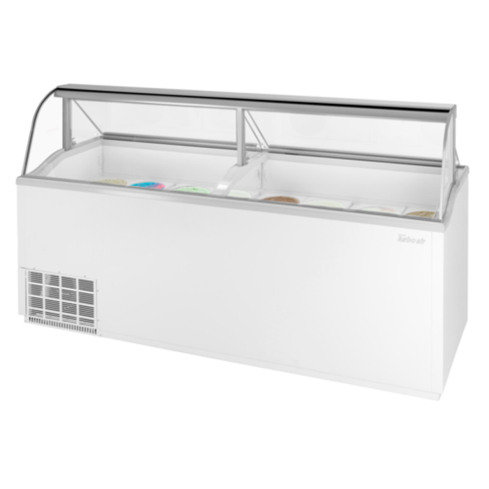 Turbo Air TIDC-91W-N Congélateur bahut à glaces de 226 cm de large