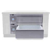 Adande SVS2 43-Inch Two Drawer Convertible Refrigerator Freezer Base