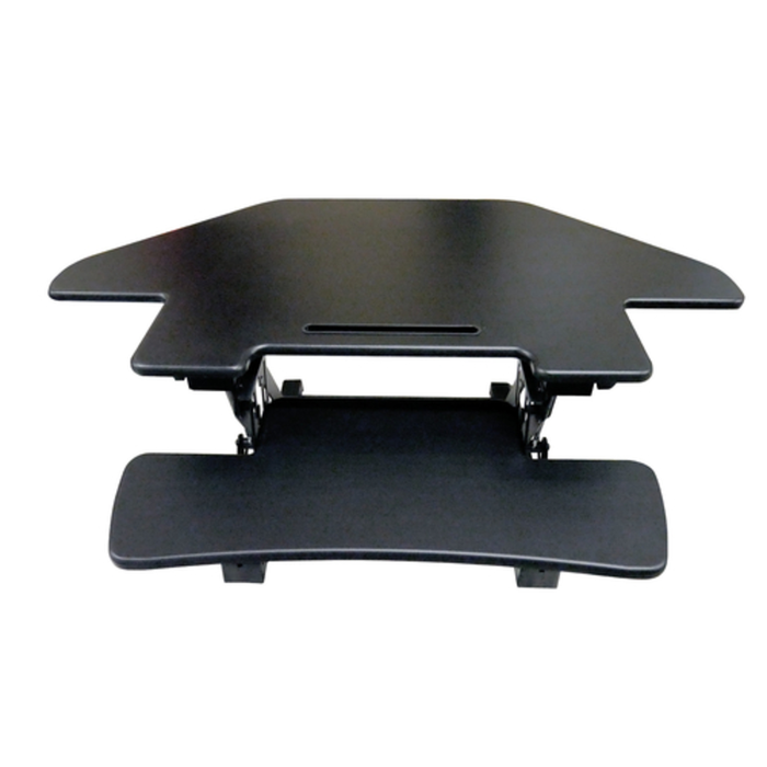 Omcan 44561 43.3" x 23.6" Ergonomic Corner Standing Desktop Desk