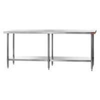 Rosko RO-WT-9624 Work Table 96" x 24" Stainless Steel