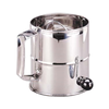 Stainless Steel Rotary Flour Sifter For Smooth Mixing And Even Baking With 3 Lb Capacity