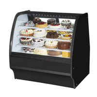 True TGM-R-48-SC/SC-S-S 48.25-Inch Curved Glass Refrigerated Display Case