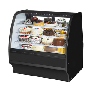 True TGM-R-48-SC/SC-S-S 48.25-Inch Curved Glass Refrigerated Display Case
