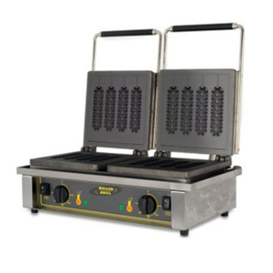 Roller Grill GED80 Double Waffle Baker 8 Waffles