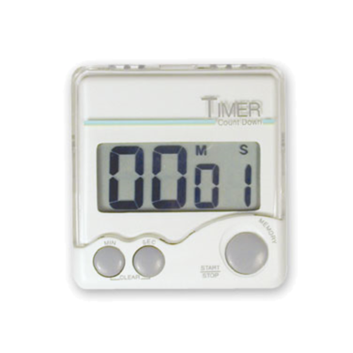 SMT-199 Electronic Big Digit Timer 2-1/2" x 2-1/2" Magnetic