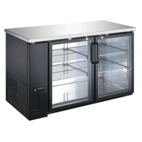 U-STAR USBB-5928G 59"W Refrigerated Back Bar Merchandiser Cabinet