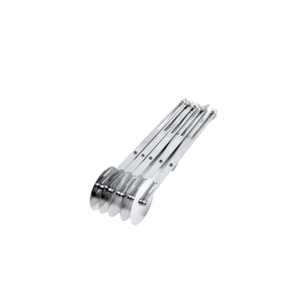 Omcan 81192 Expandable 5-Wheel Stainless Steel Pastry Dough Cutter