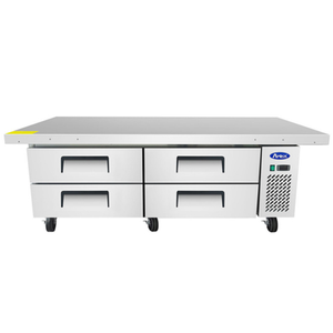 Atosa MGF8454GR 76-Inch Refrigerated Chef Base