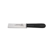 High-Carbon Stainless Steel Produce Knife With A Black Handle And Sharp Blade For Precision Cutting.