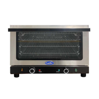 CookRite CTCO-100 Electric Countertop Convection Oven With Two Racks And Control Knobs For Cooking Efficiency