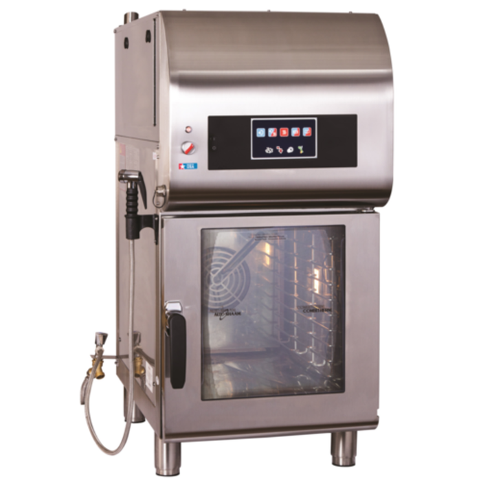 Alto-Shaam CTX4-10EVH 10-Pan Electric Countertop Combi Oven With Ventless Hood