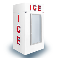 Leer L040UAGP 50.5-Inch Indoor Ice Merchandiser 40 Cu Ft with Auto Defrost