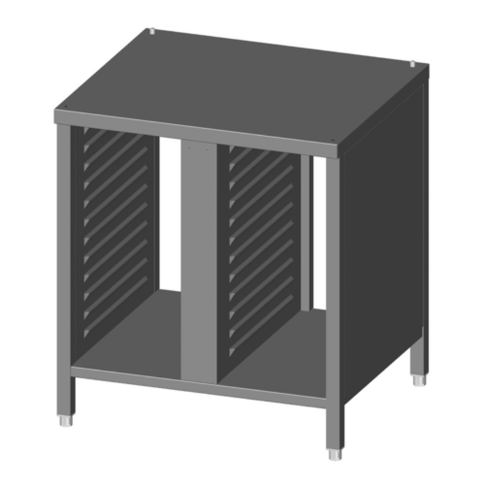 Lainox BSK011 Stainless Steel Floor Stand for 1/1 GN Combi Oven