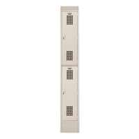 Winholt WL-21-ST 12"L x 12"W Double Tier Slanted Top Locker