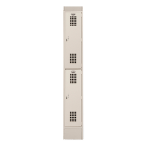 Winholt WL-21-ST 12"L x 12"W Double Tier Slanted Top Locker