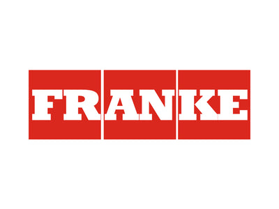 Franke logo with red background and white text