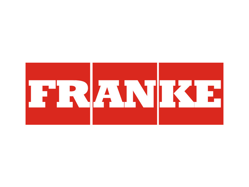 Franke logo with red background and white text
