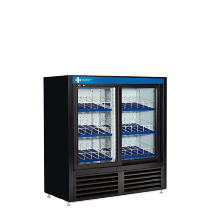 QBD CD4148SL-HC 48-Inch Glass Sliding Door Merchandiser Refrigerator