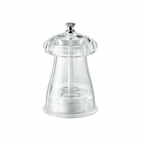 Moulin à sel en céramique ajustable professionnel Omcan 43703 en bois d'acacia de 6,25 pouces