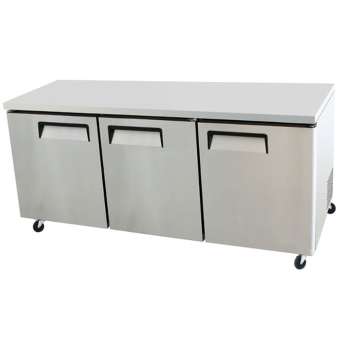 EFI Sales CUDR3-72VC 72.7 Inch Solid 3-Door Undercounter Refrigerator