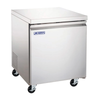 Étiquette alternative : OMCAN 59054 Aurora 27 pouces réfrigérateur sous le comptoir, réfrigérateur commercial compact sous le comptoir avec porte et roulettes en acier inoxydable