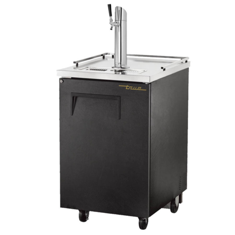 True TDD-1-HC 23.5-Inch Solid Door Direct Draw Beer Dispenser For Serving Crisp Draft Beer