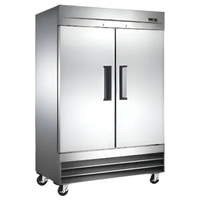 Ancaster Food Equipment SF47 54-Inch Two-Door Solid Commercial Reach-In Freezer For Reliable Frozen Storage.