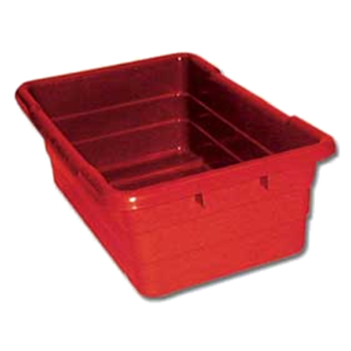 Omcan 10938 Red Jumbo Stack & Nest Lug 25" x 16"