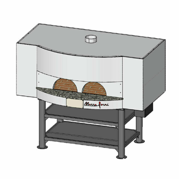 Marra Forni MS83-31W 83" x 31" Square Wood Fired Oven