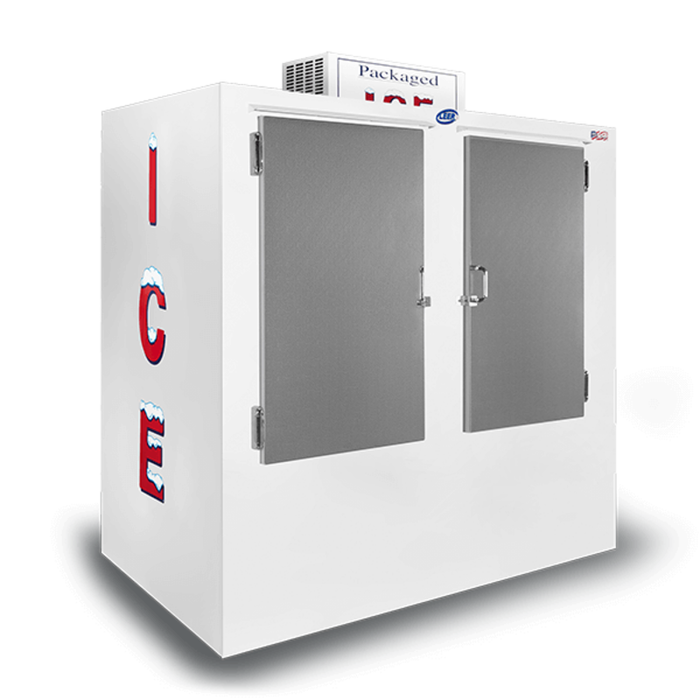Leer TD120UASP 72-Inch Outdoor Auto Defrost Ice Merchandiser Model 120