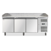 Omcan PT-CN-0580 79.5" Refrigerated Pizza Prep Table 20.5 cu. ft.