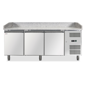 Omcan PT-CN-0580 79.5" Refrigerated Pizza Prep Table 20.5 cu. ft.