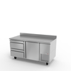 Fagor SWR-67-D2 67-1/4" Wide Refrigerated Worktop Counter With Stainless Steel Finish