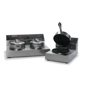 Nemco 7000A-2240 Dual Waffle Baker, 40 Waffles/Hour Capacity
