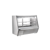 EFI CDCSS-72 Refrigerated Deli Showcase with Stainless Steel Exterior and Glass Front for Displaying Products